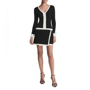 Reiss Ellie Colour Block Knitted Dress